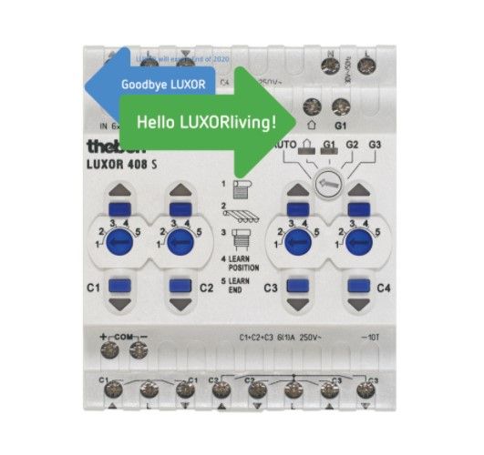 THEBEN 4080100 LUXOR 408 S BASIC MODULE 4-CHANNEL MOTORS.
