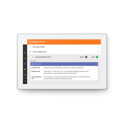 LUNATONE 86456840-P-EM-B Multifunctional DALI-2 control and operating unit