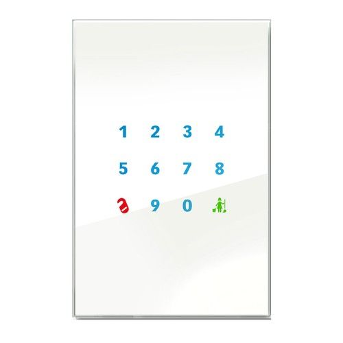 BLUMOTIX BX-E-R12SRFS Electronic Horizontal KNX Keyboard White