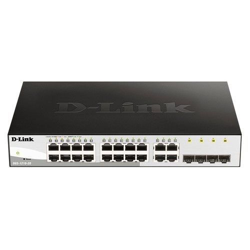 D-LINK DGS-1210-20/E SMART SWITCH 16-PORT 10/100/1000