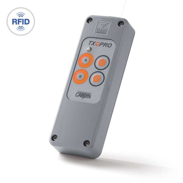 CARDIN TXQPRO504-4 S504 4-function transmitter (internal antenna)