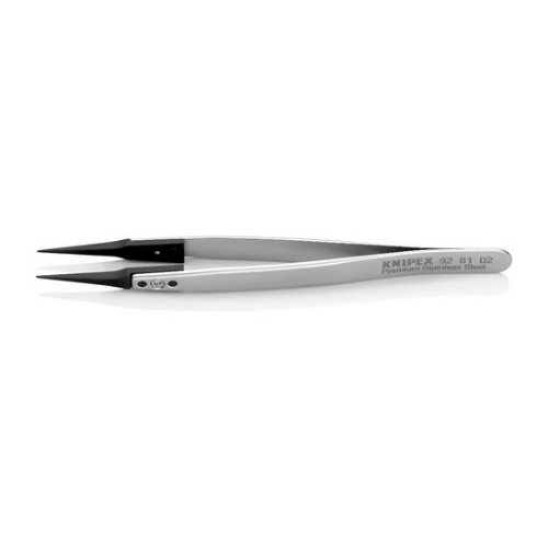 KNIPEX 92 81 02 Pinzetta con punte intercambiabili ESD