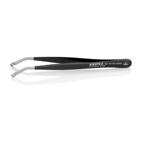 KNIPEX 92 16 02 ESD Pinzetta di posizionamento ESD acc inox