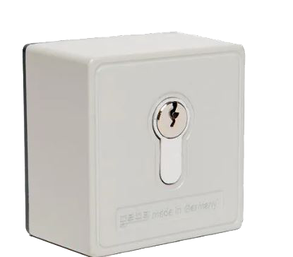 DOMOTIME HL.KSE2WS Screwless wall-mounted aluminum key selector 