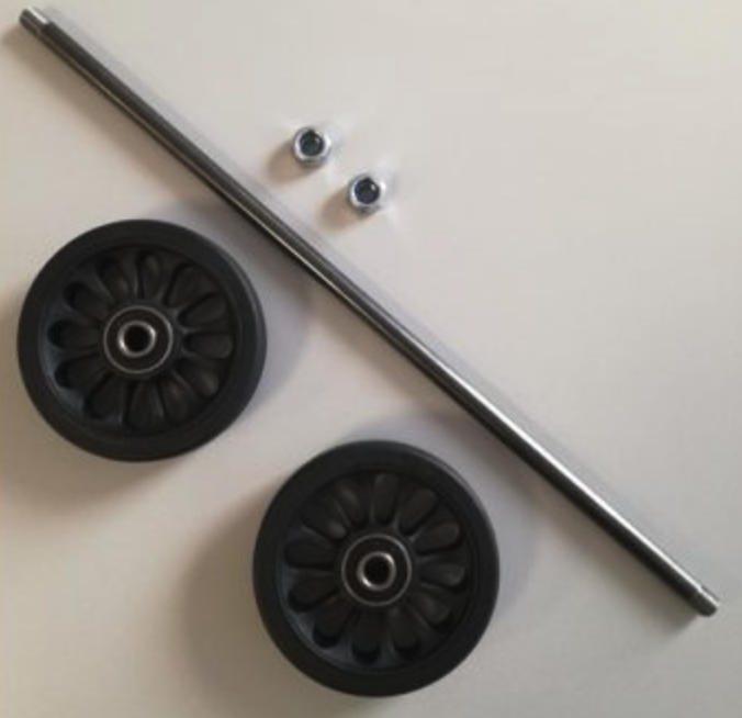 GT LINE KIN.1216 2 ruote, nere + axle (mod. 5218HL-5221HL)