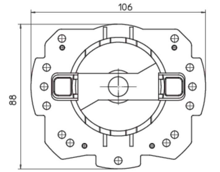 CAME 001YM0113 QUICK SUPPORT MO FOR ZF MAX SIDE PANELS
