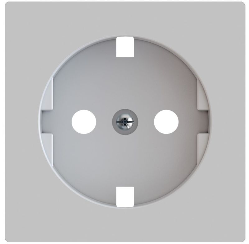 ZENNIO 830000406 Cover for Schuko ZS55, silver