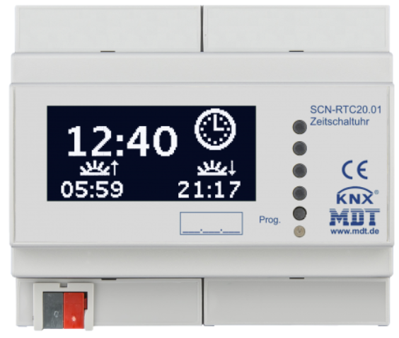 MDT SCN-RTC20.01 SCN-RTC20.01: Interruttore orario a 20 canali con display LCD