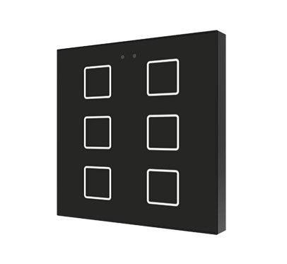 ZENNIO ZVI-F6 ZVI-F6 Flat 6 Backlit capacitive touch switch, custom