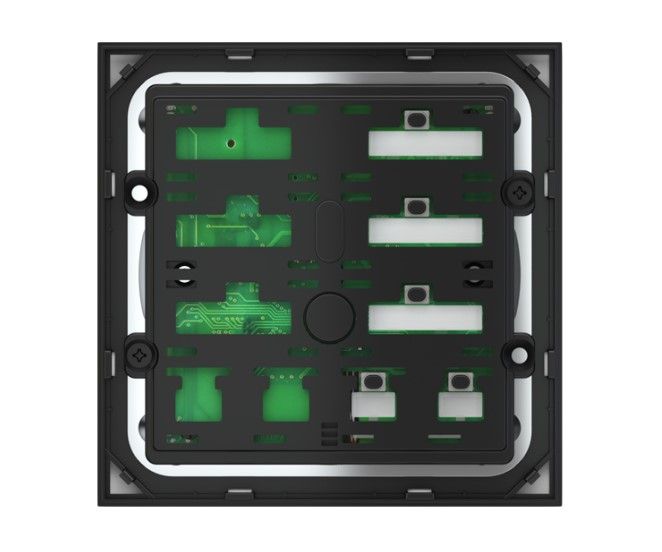 EKINEX EK-E20-TP-5TD-P-R 5-key push button panel on the right with backlit text and proximity sensor - Rectangular box
