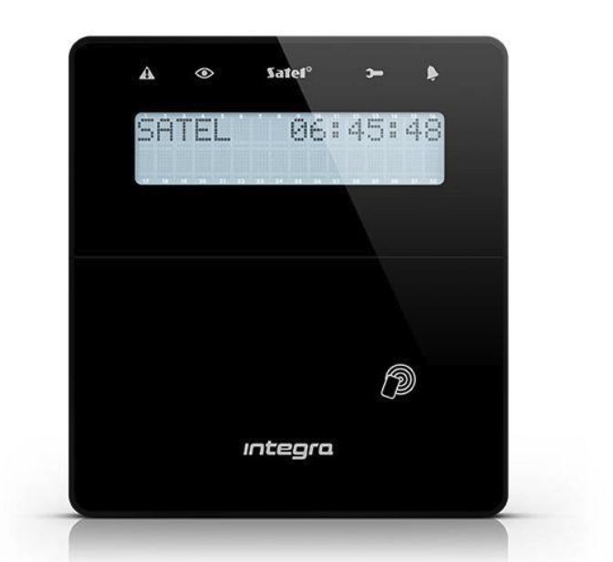 SATEL INT-KWRL2-B ABAX 2 wireless LCD keyboard with proxy reader