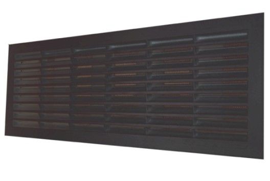 SOMMER 25096-FB Black ventilation grill. lockable