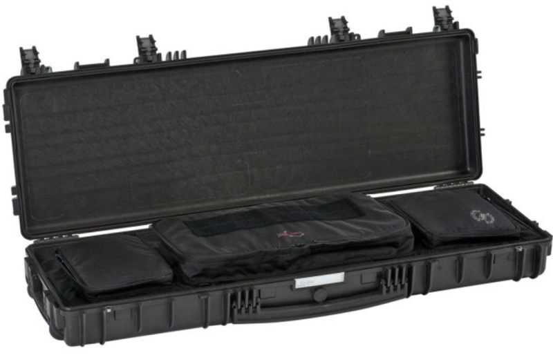 GT LINE 11413.BGB valigia lunga114 cm, nera con borsa tattica GBorsa