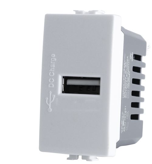 MAPAM 529B Usb socket (5V=2A 265V) Joy 529B White