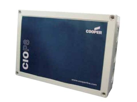 COOPER CSA INCENDIO CIOP8 SCHEDA RELE' 8 INGRESSI 8 USCITE