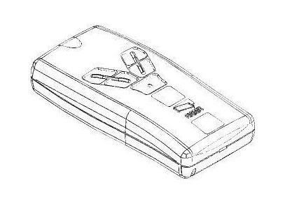 CAME SPARE PARTS 119RIR261 TRANSMITTER SHELL - TCH-4048