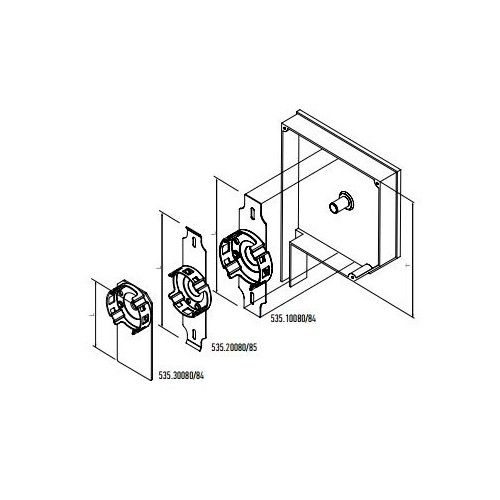 NICE 1036.24.00 Blade for box Measure L 98 mm Measure T 205 mm Max. torque. 30 Nm