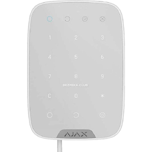 AJAX 44401 Keypad Fibra ASP Superior KeyPad Fibra white