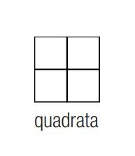 EKINEX EK-TSQ-GB Metal square button ( 4pcs )