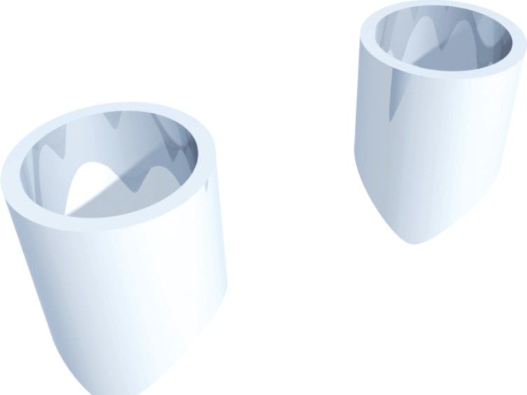 CAME 001PSSA04 PAIR OF AISI 304 SLEEVES X BARRIER