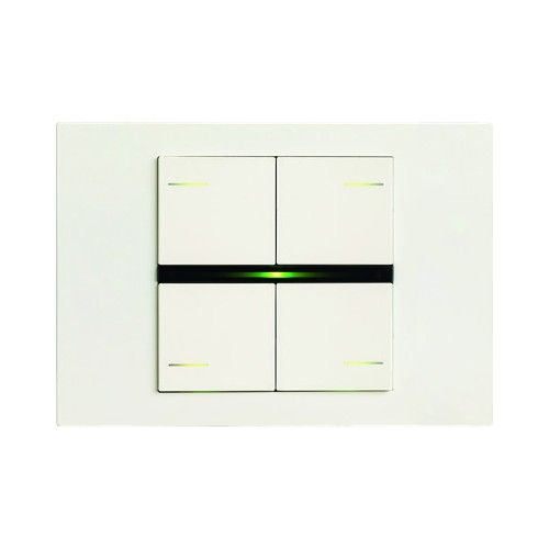 EELECTRON PO71A03PL-1 PLATE 71 WHITE PAINTED PLASTIC - 3 MODULES