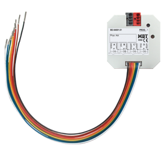 MDT BE-04001.01 BE-04001.01:4-fold binary input, recessed mounting, contact inputs