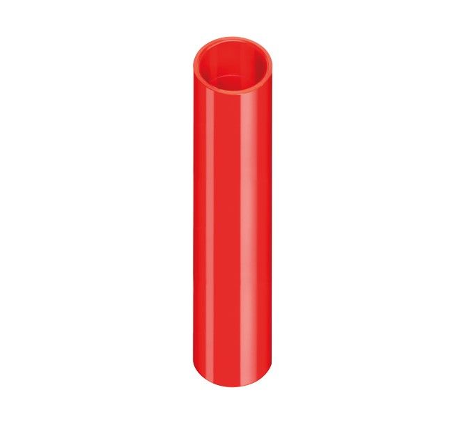 ELKRON FIRE 80TU0610123 AAP25R Tubo in ABS di colore rosso, diametro 25 mm, fornito in barre da 3 m