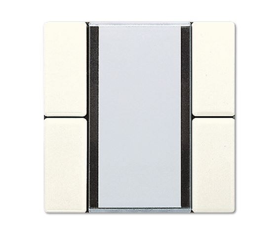 JUNG LS2092NABS Sensore a tasti 2 canali Universal per accoppiatore bus KNX 2070U- bianco