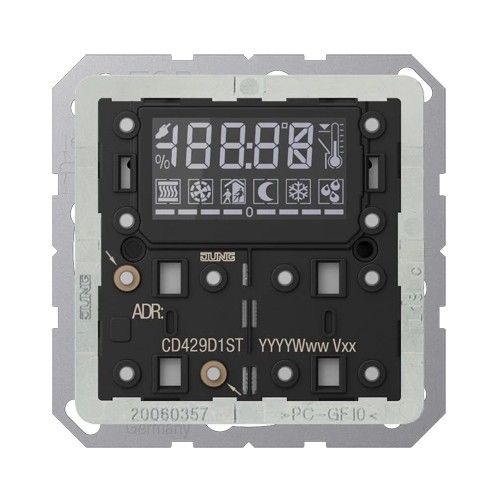 JUNG CD429D1ST Controller ambientale KNX compatto, con display e