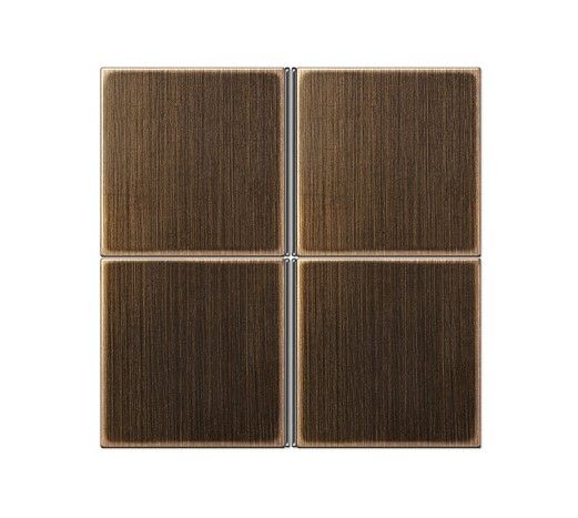 JUNG ME2404TSAAT Copritasto per modulo sensore 4 canali- mod. LS990- ottone anticato