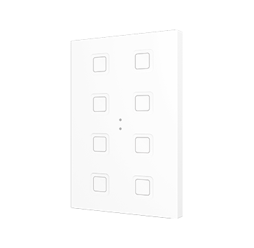 ZENNIO ZVITRXL8W RGB XL 8 key. PC-ABS capacitive button - 8