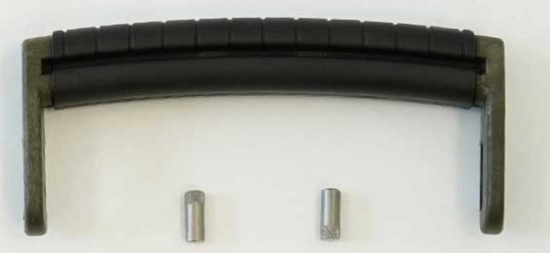 GT LINE KIN.1122 Handle, green, black rubber coating (mod.