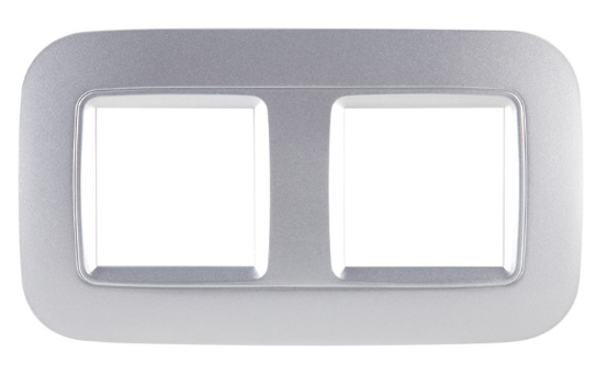 EELECTRON SK05A02ACC DOUBLE PLATE 2 MODULES EELECTA- SILVER