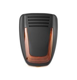 VENITEM 23.23.07 MOSE LS LUX matt black/orange EN50131-4 siren with double micro anti-shock anti-foam system against violent shocks and spotlights