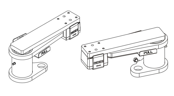 GIBIDI AJ00720 RIGHT EXTERNAL RELEASE LEVER GROUP FOR GROUND