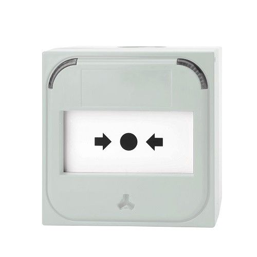 ARITECH FIRE NC-MC-0-W Resettable manual alert, white color
