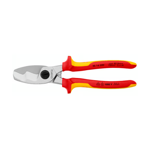 KNIPEX 95 16 200 Cesoia per cavi con doppio tagliente
