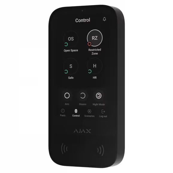 AJAX 149673 Wireless keyboard with touch buttons that supports
