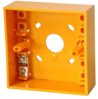 NOTIFIER PS174W Replacement. Yellow mounting bracket