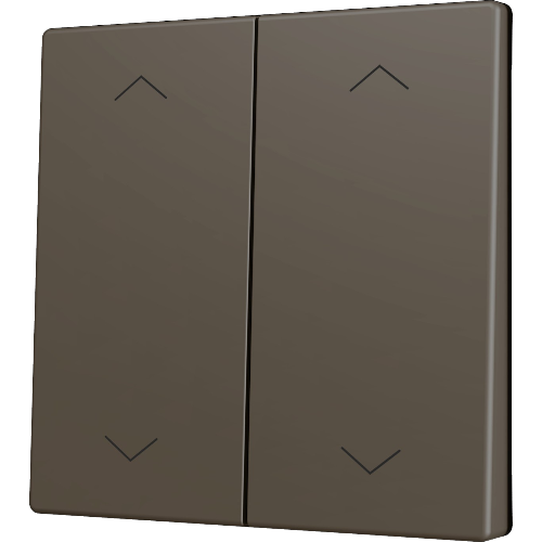 ZENNIO ZS70CSOFT24SHM ZS70. Cover for Double KNX Soft push button 70x70