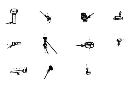 RIB IDR0141 R KIT VITI COMPLETO IDRO2 27SUPER R/1B