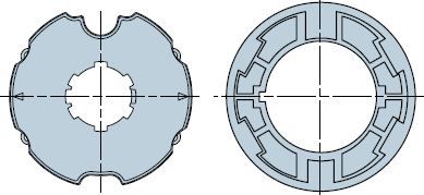 NICE 811.42.00 Nose 80x2 wheel + crown