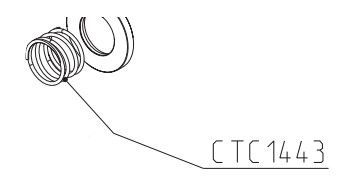 RIB CTC1443 K400 24V UNLOCKING PIN SPRING