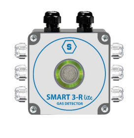 SENSITRON S3835R134A R134a detector. alarm thresholds set at 1000 e 2000 ppm