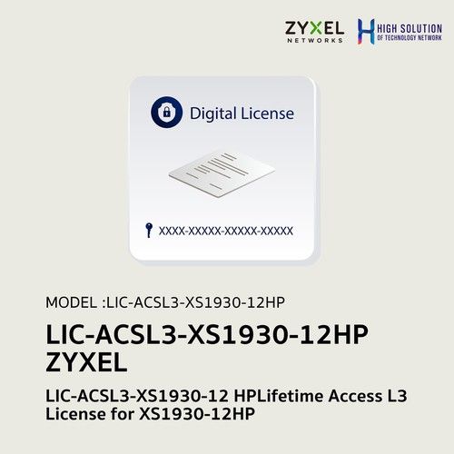 ZYXEL LIC-ACSL3-ZZ0005F LIC-ACSL3LICACSLAYER3PERXS1930-12HP