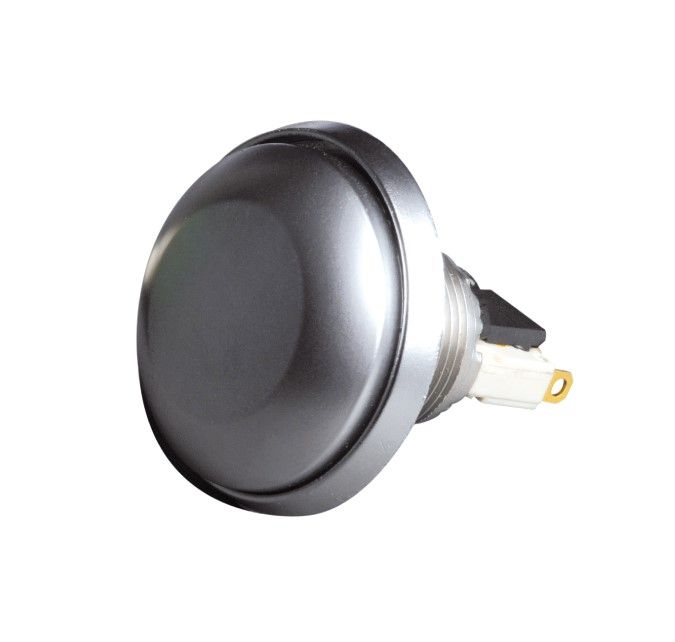 CDVI BPNONFCHOCGRIGIO GREY NO/NF CHOC MUSHROOM BUTTON, STAINLESS STEEL PLATE
