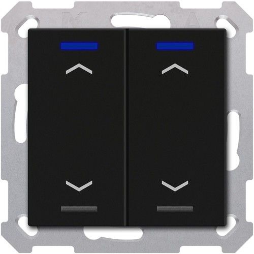 MDT BE-TAL55W206.A1 Taster Light 55 2T scale, black op., ser.tapp.