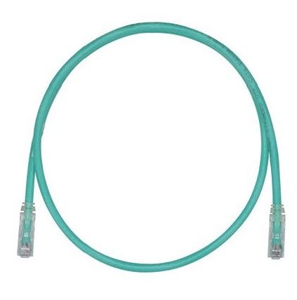 PANDUIT UTPSPL1MGRY Copper Patch Cord- Cat 6- Green LSZH UTP Cable- 1M