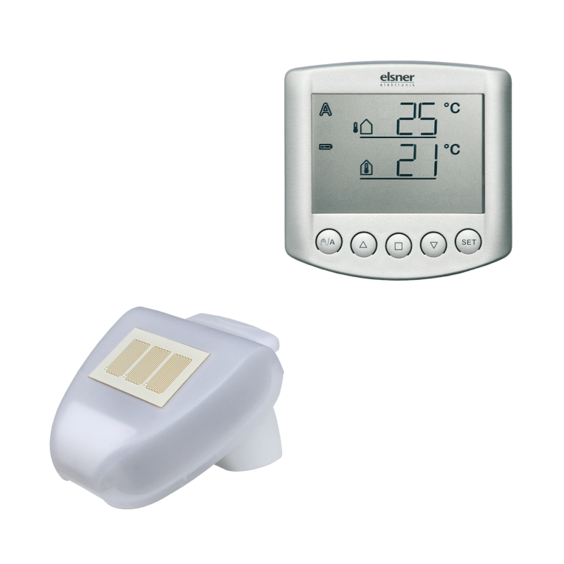 ELSNER 10130 Solexa 230 V- brushed aluminum Shading Control finish