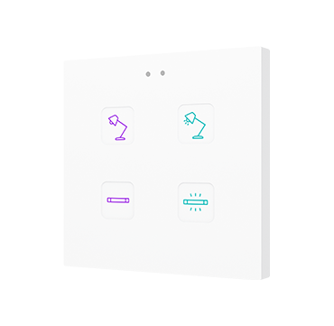 ZENNIO ZVITR4S RGB KEY 4. PC-ABS CAPACITIVE BUTTON